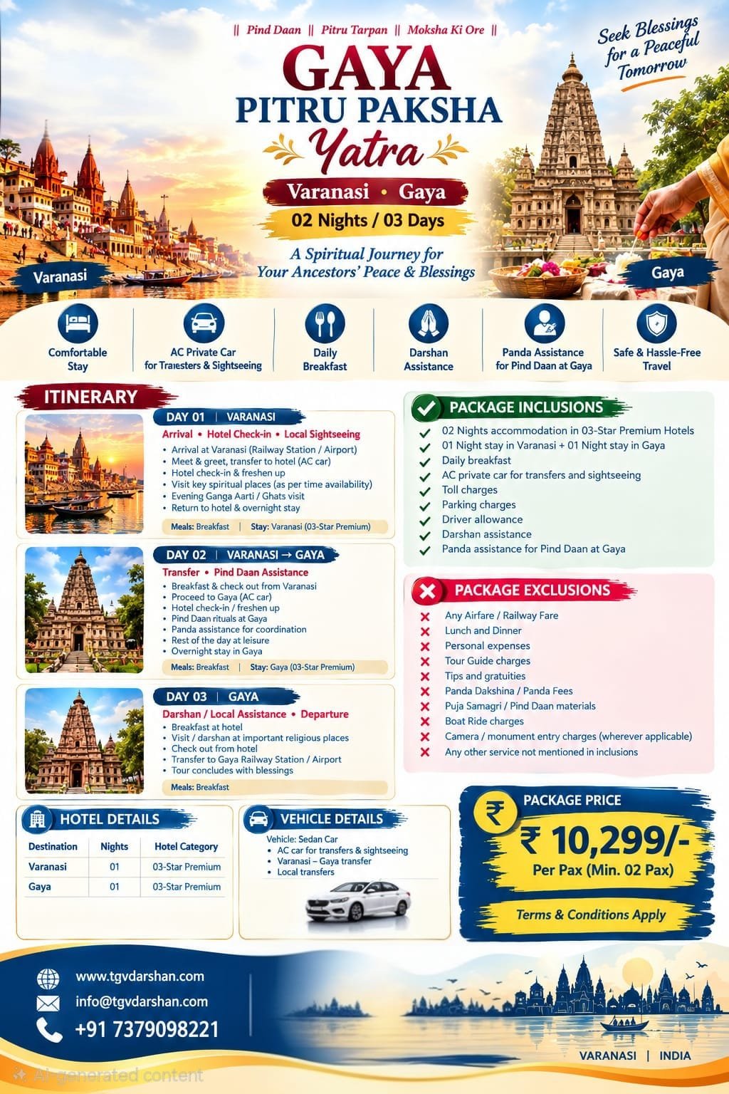 Gaya Pitru Paksha Yatra Varanasi Gaya package